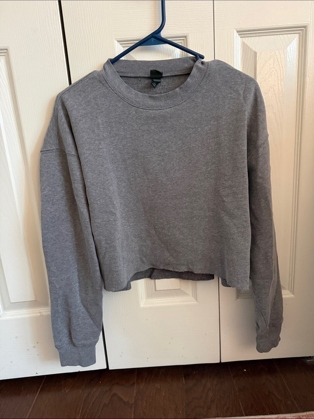 wild fable Cropped Crewneck Sweatshirt - Gray